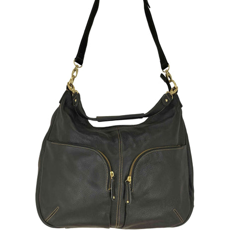 Y2K MAXX NEW YORK シボ革 2way ショルダーバッグ レディース
