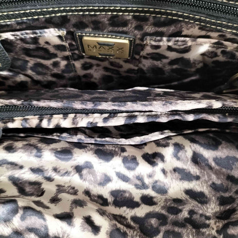 Y2K MAXX NEW YORK シボ革 2way ショルダーバッグ レディース