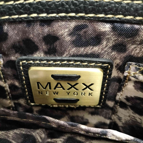 Y2K MAXX NEW YORK シボ革 2way ショルダーバッグ レディース