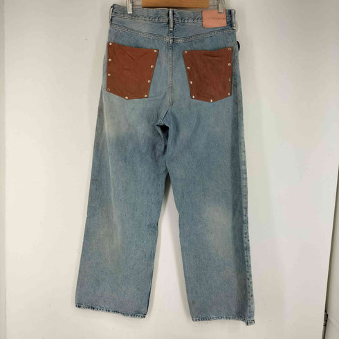 アクネストゥディオズ ACNE STUDIOS 1981 U Penicillin Leather ウォッシュダメージ加工 ルーズフィットジーンズ - 1981 メンズ JPN:L