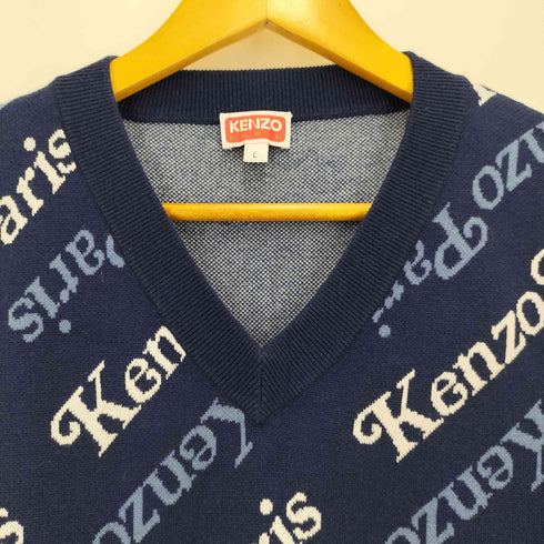 ケンゾーパリス KENZO PARIS Verdy Vest ロゴ ニット ベスト メンズ import:L