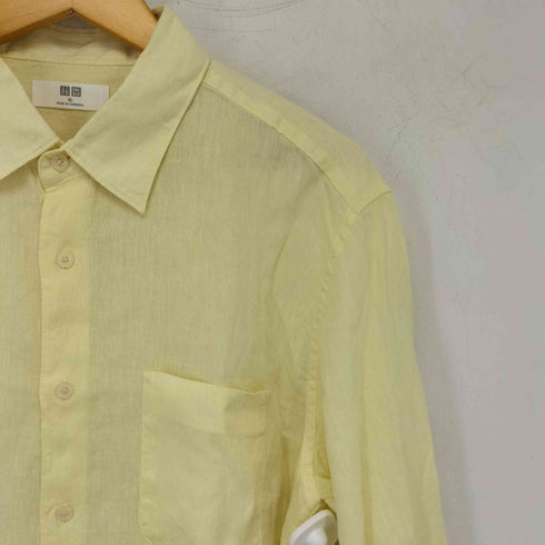 ユニクロ UNIQLO プレミアムリネンシャツ メンズ JPN:XL