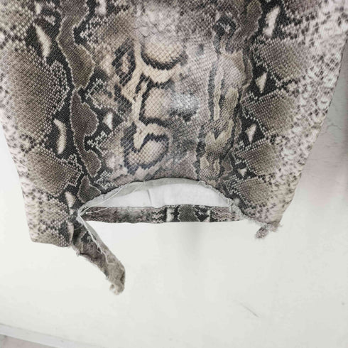 ジェイディッドロンドン JADED LONDON Colssus Jeans Snake パイソン柄 バギーパンツ メンズ W32