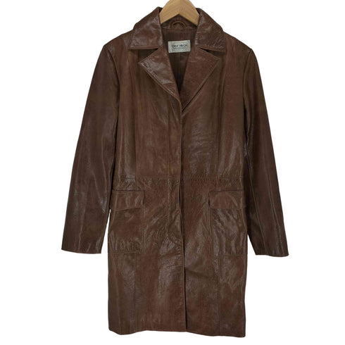 CASA AMICA cow leather レザーコート レディース JPN:9号