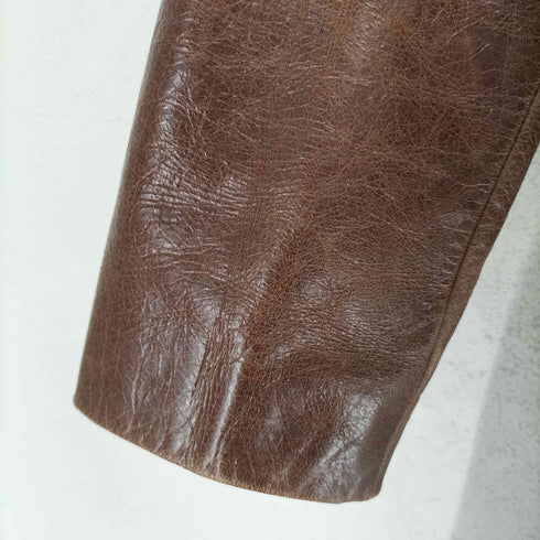 CASA AMICA cow leather レザーコート レディース JPN:9号