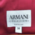 アルマーニコレツィオーニ ARMANI COLLEZIONI ストライプウール テーラードジャケット セットアップ レディース 38 40