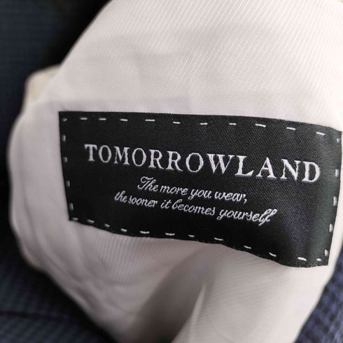 トゥモローランド TOMORROWLAND Caccioppoli ダブル テーラードジャケット シアサッカー メンズ