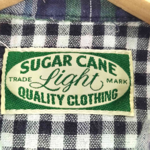 シュガーケーン SUGAR CANE light 半袖 パッチワーク シャツ メンズ S