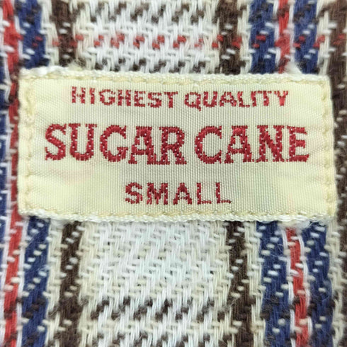 シュガーケーン SUGAR CANE チェック柄 半袖シャツ メンズ S