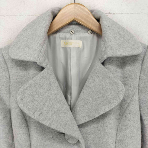 A.ROSE ANGOLA&WOOL アンゴラ混 チェスターコート レディース JPN:2