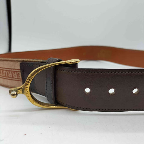 チェルッティ CERRUTI 1881 MADE IN ITALY イタリア製 レザー エンブロイダリーベルト メンズ 40