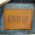 エドウィン EDWIN 2nd ブラック デニム トラッカージャケット メンズ JPN:L