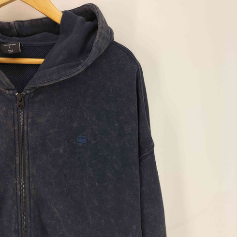 ジースターロー G-STAR RAW Washed Loose Full Zip Hoodie メンズ import:L