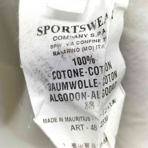 ストーンアイランド STONE ISLAND DENIMS ボックスロゴ クルーネック ロンT メンズ import:XL