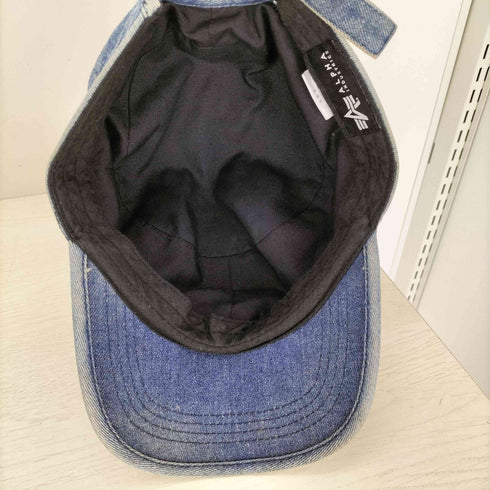 アルファインダストリーズ ALPHA INDUSTRIES デニム ワーク キャップ メンズ 57~59cm