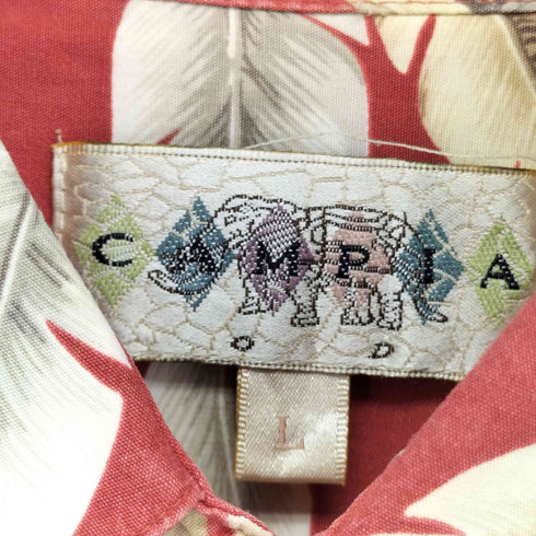 CAMPIA パイナップル アロハシャツ メンズ JPN:L