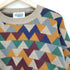 missoni sport イタリア製 ジグザグ柄 クルーネックセーター メンズ