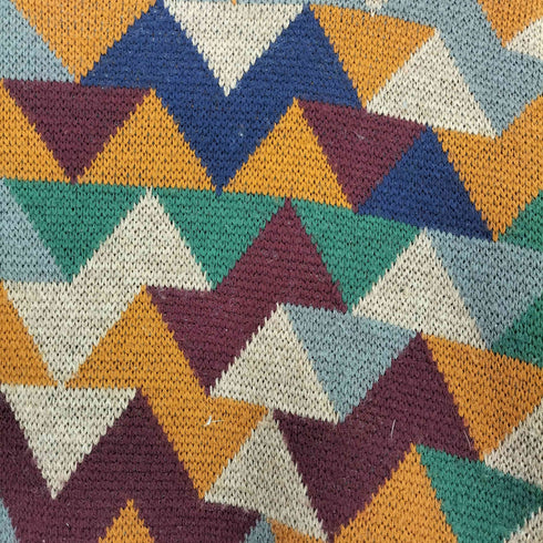 missoni sport イタリア製 ジグザグ柄 クルーネックセーター メンズ