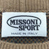 missoni sport イタリア製 ジグザグ柄 クルーネックセーター メンズ