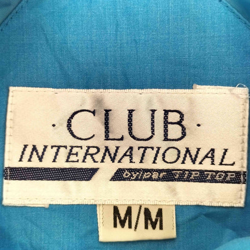 CLUB INTERNATIONAL スタンドカラー 比翼ブルゾン メンズ JPN:M