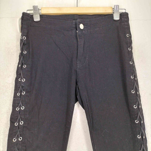 シーイン SHEIN レースアップ ブーツカットパンツ レディース US:26-27