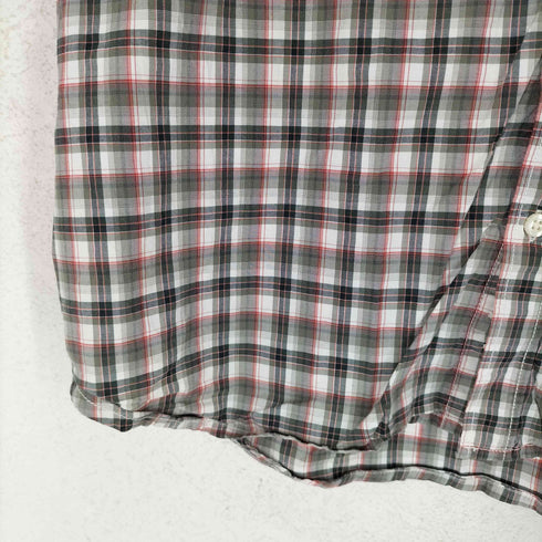 オールドネイビー OLD NAVY ボタンダウン ショートスリーブチェックシャツ メンズ JPN:XL