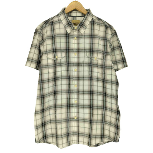 シアーズローバック SEARS ROEBUCK&CO 両フラップ ショートスリーブ オンブレシャツ メンズ JPN:XL