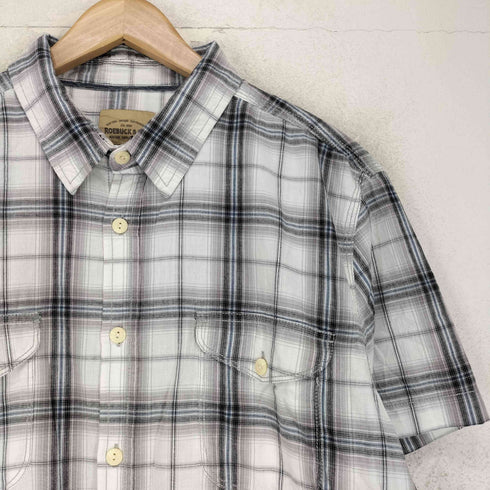 シアーズローバック SEARS ROEBUCK&CO 両フラップ ショートスリーブ オンブレシャツ メンズ JPN:XL