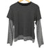 Wholate ドッキング ボーダー ドット 長袖カットソー レディース JPN:XL