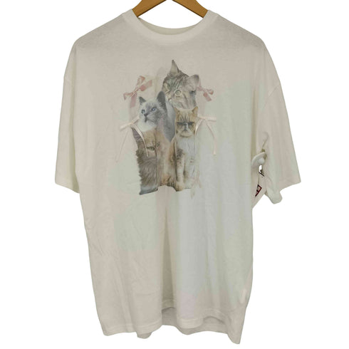 メリージェニー merry jenny cat ribbon big tee レディース