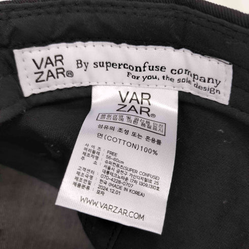 バザール VARZAR Silver Logo サイドロゴ キャップ レディース