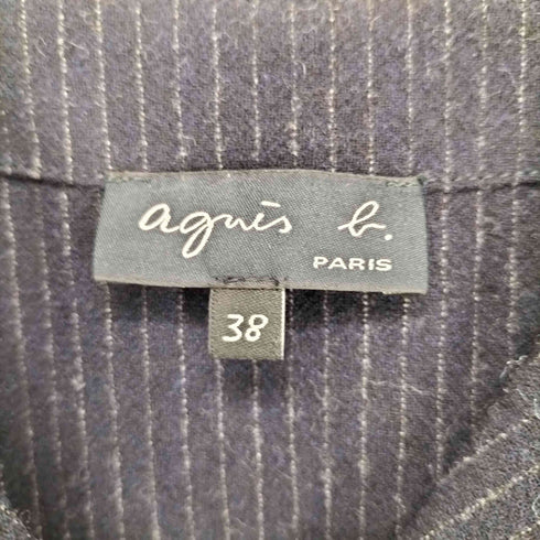 アニエスベー agnes b. セーラー襟 ウールジャケット レディース JPN:38