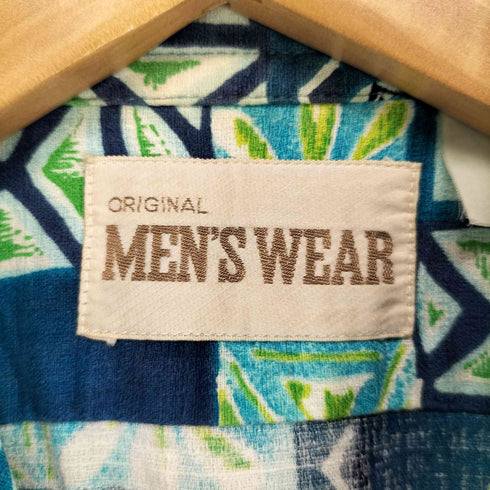 ORIGINAL MENS WEAR 総柄 開襟アロハシャツ メンズ