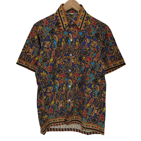 JAVA BATIK 総柄 ショートスリーブシャツ メンズ JPN:S