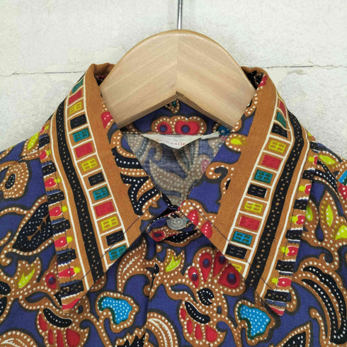 JAVA BATIK 総柄 ショートスリーブシャツ メンズ JPN:S