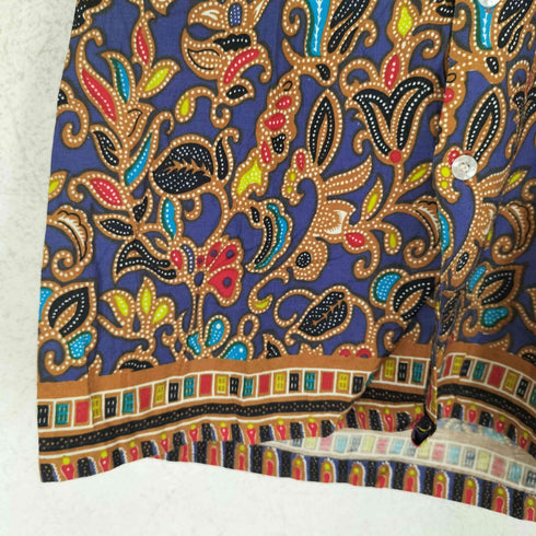 JAVA BATIK 総柄 ショートスリーブシャツ メンズ JPN:S