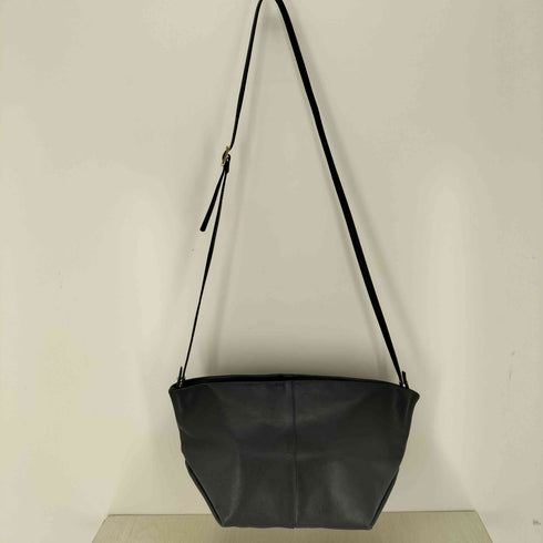 マッシモデュッティ Massimo Dutti カウレザーショルダーバッグ レディース