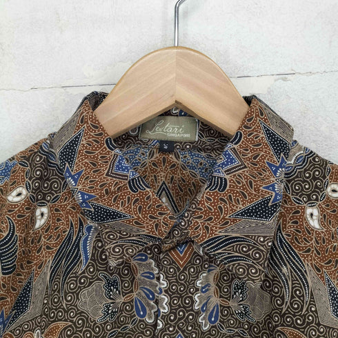Lestari 総柄 ショートスリーブシャツ メンズ JPN:S