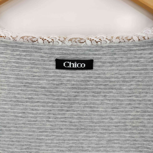 チコ Chico 26ss コンパクトボーダートップス レディース FREE