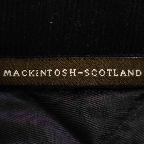 マッキントッシュスコットランド MACKINTOSH SCOTLAND スコットランド製 襟 コーデュロイ キルティング コート メンズ 38