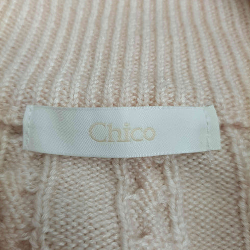 チコ Chico 26ss ダブルジップルーズニット レディース FREE
