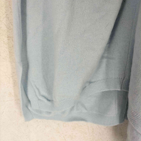 プラステ PLST ANGORA&WOOL アンゴラ ウール混 サイドスリット入 Vネック ニット レディース JPN:2