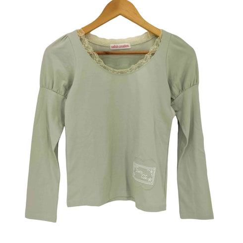 OAFISH 26ss Daisy Lace Puff Longsleeve レディース FREE