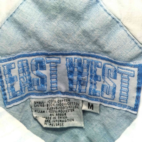 EAST WEST イーストウェスト 比翼 クロップドデニムジャケット メンズ JPN:M