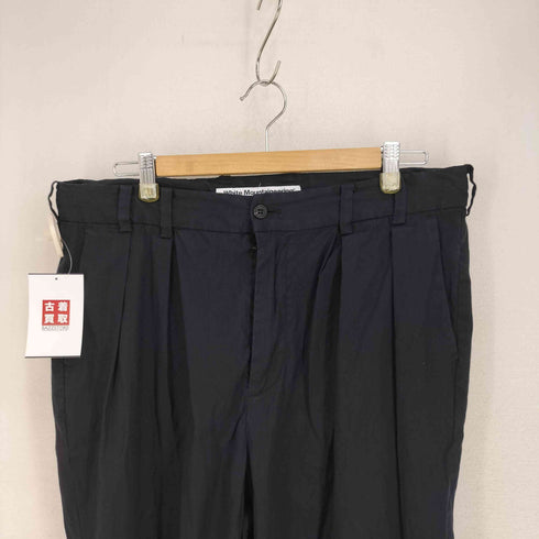 ホワイトマウンテニアリング WHITE MOUNTAINEERING 3TUCK TAPERED STRETCH PANTS 3タック テーパード ストレッチ パンツ メンズ JPN:2