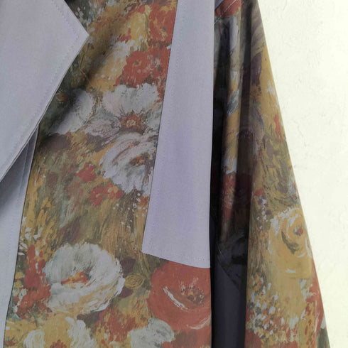 SOPHIA ソフィア 花柄 切替 テーラード ジャケット レディース