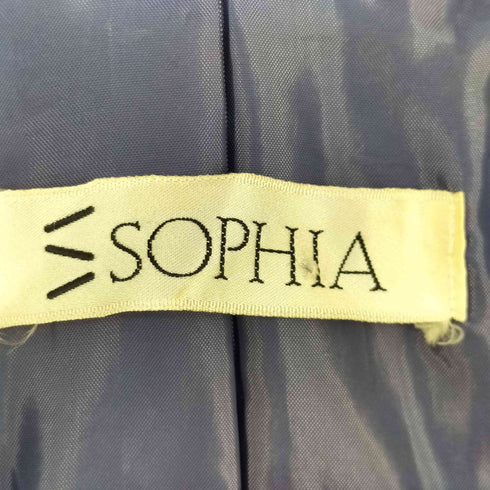 SOPHIA ソフィア 花柄 切替 テーラード ジャケット レディース
