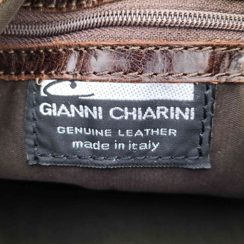 ジャンニキャリーニ GIANNI CHIARINI イタリア製 リアルレザー ハンドバッグ レディース
