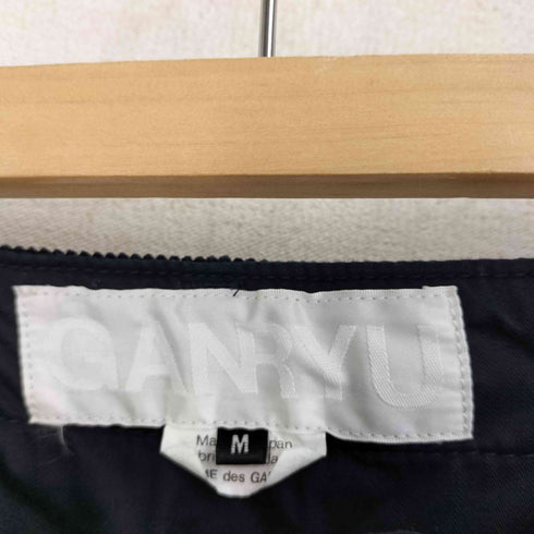 ガンリュウ GANRYU 13AW ASYMMETRIC SAROUEL PANTS アシメトリーサルエルパンツ コーデュロイ デニム 異素材切り替え メンズ JPN:M