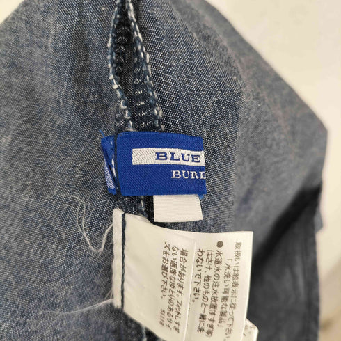 バーバリーブルーレーベル BURBERRY BLUE LABEL コットン ギャザー ミニスカート レディース JPN:38